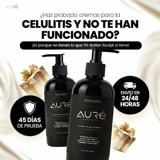 Auré Tri-Action Sculpt — la crema corporal de triple acción: firmeza, textura y contorno