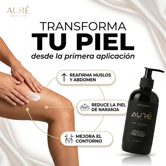 Auré Tri-Action Sculpt — la crema corporal de triple acción: firmeza, textura y contorno
